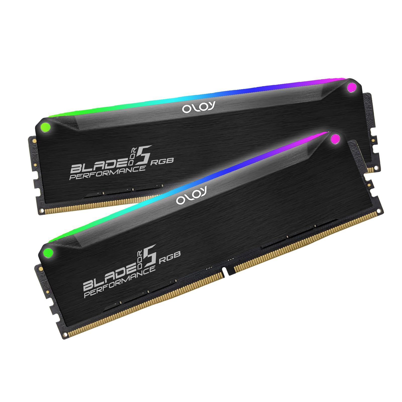 Oloy Ddr5 Ram 32gb 2x16gb Black Hairline Blade Rgb 6000