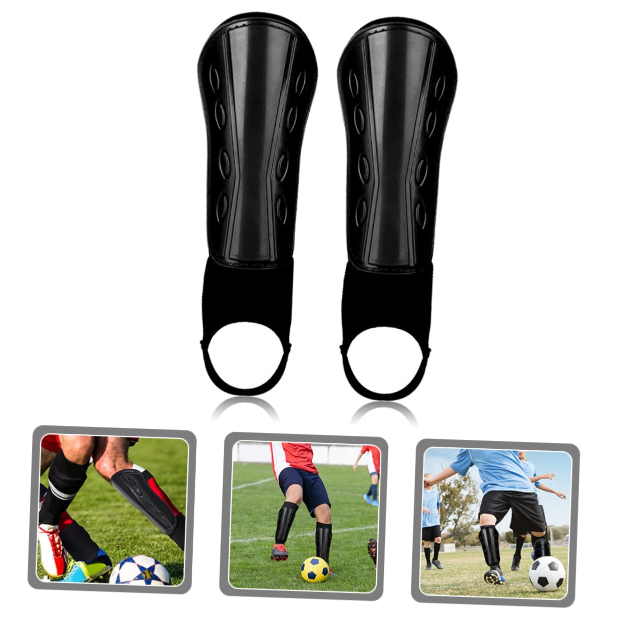ifundom 1Pair Ergonomic Shin Guards with Ankle Sleeves for Teenagers Comfortable Soccer Protectors for Youth Football Matches Practical Non Slip Design for Enhanced Support