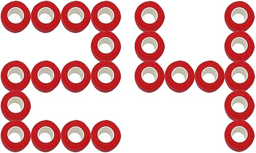 Miniatura 9 de Paquete de 12 unidades de 1 pulgada x 5 yardas MINGYUE vendaje autoadhesivo vendaje, cinta atlética, cinta deportiva, cinta de muñeca y tobillo,