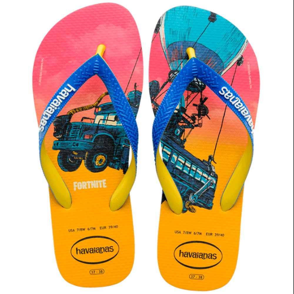 Havaianas Unisex Top Fortnite Flipflop, indigo blue, 39/40 EU