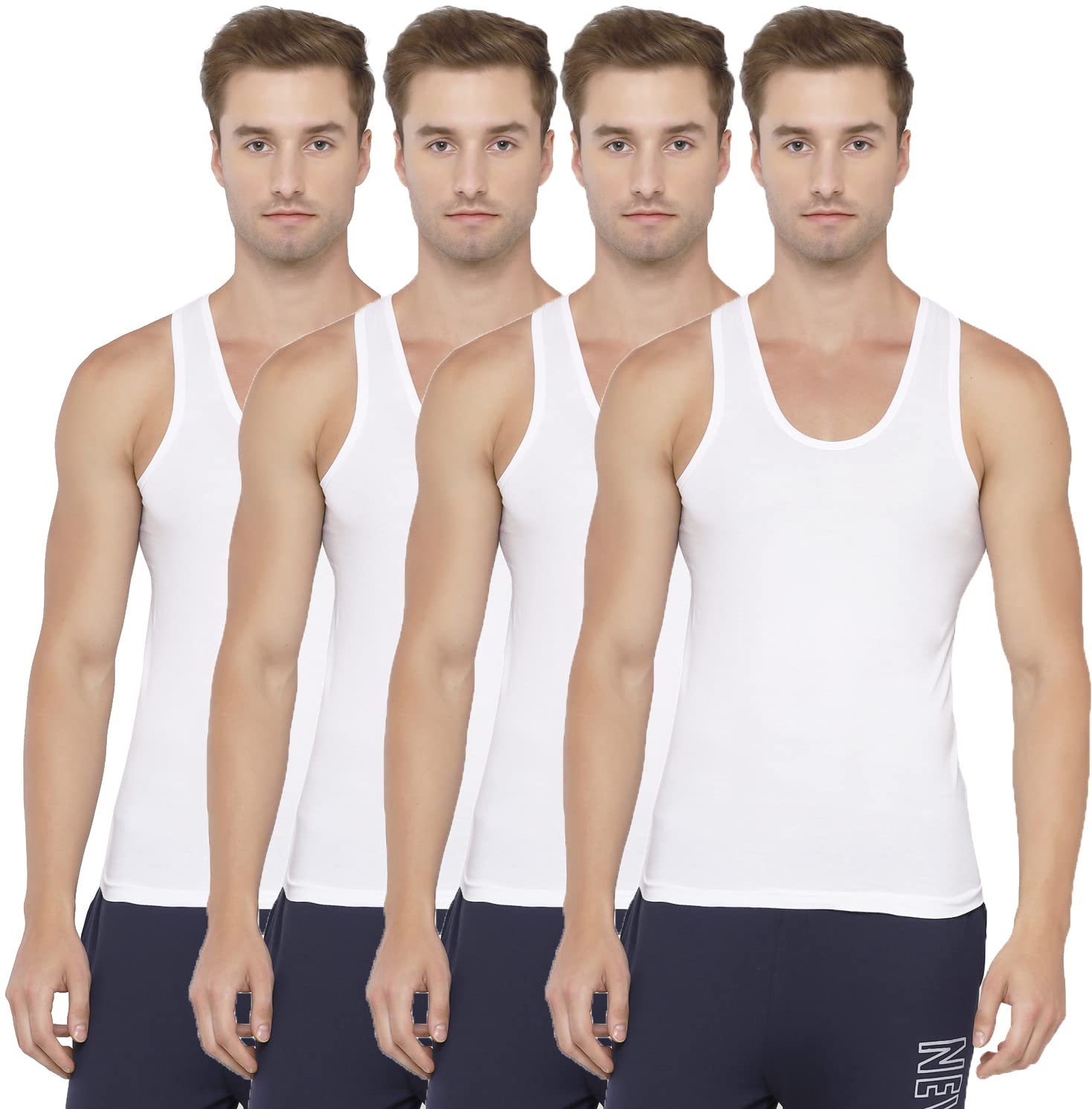 rupa Men's Cotton Solid Regular Fit Vest-picture-28