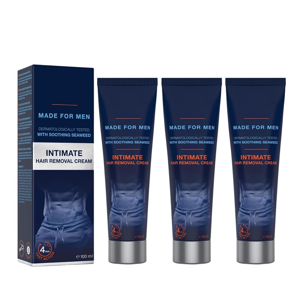 Fast-Acting Body Hair Removal Cream for Men, 2026 New Full Body Hair Removal Cream, Moisturizing Soothing Painless Depilatory Cream for Male Grooming, 100ml (3)