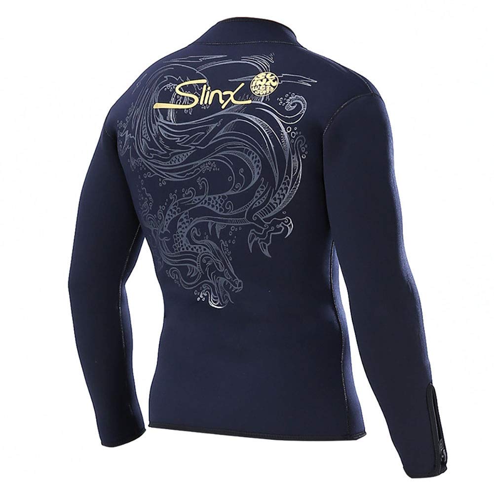 Men Women Diving Suit Jackets Pants Fleece Lining 5MM Neoprene Winter Warm Wetsuit for Scuba Snorkeling Boating Surfing,XL