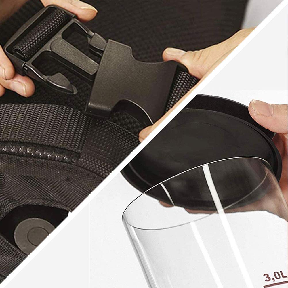 GOODS+GADGETS® Mochila Dispensadora de Cerveza Duo 2x3 L | Torre de cerveza portátil con 2 depósitos de 3 L, grifos y porta-vasos - ideal para festivales