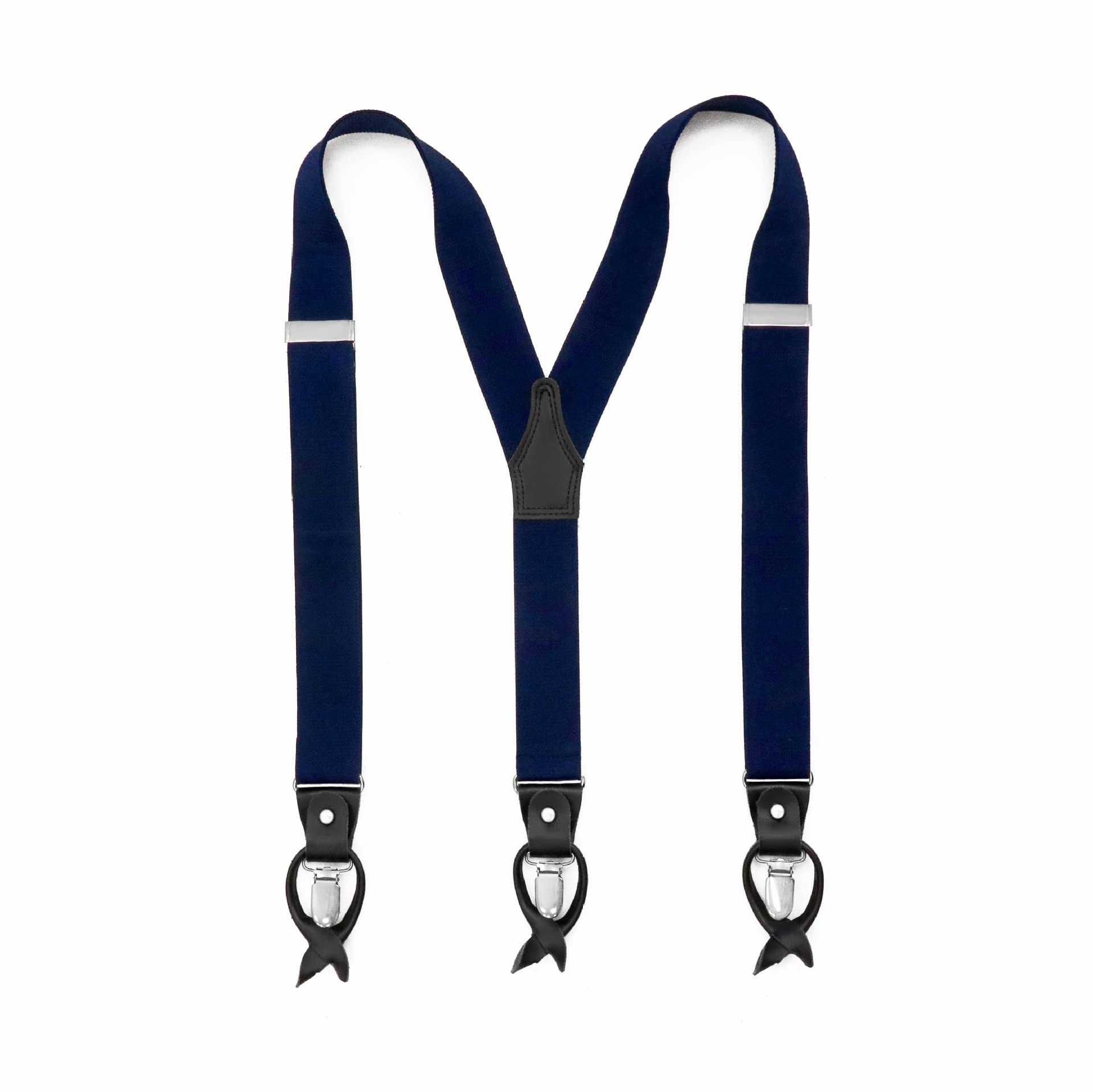 Bretelles pour hommes Y back HOOENG bleu marine haut de gamme