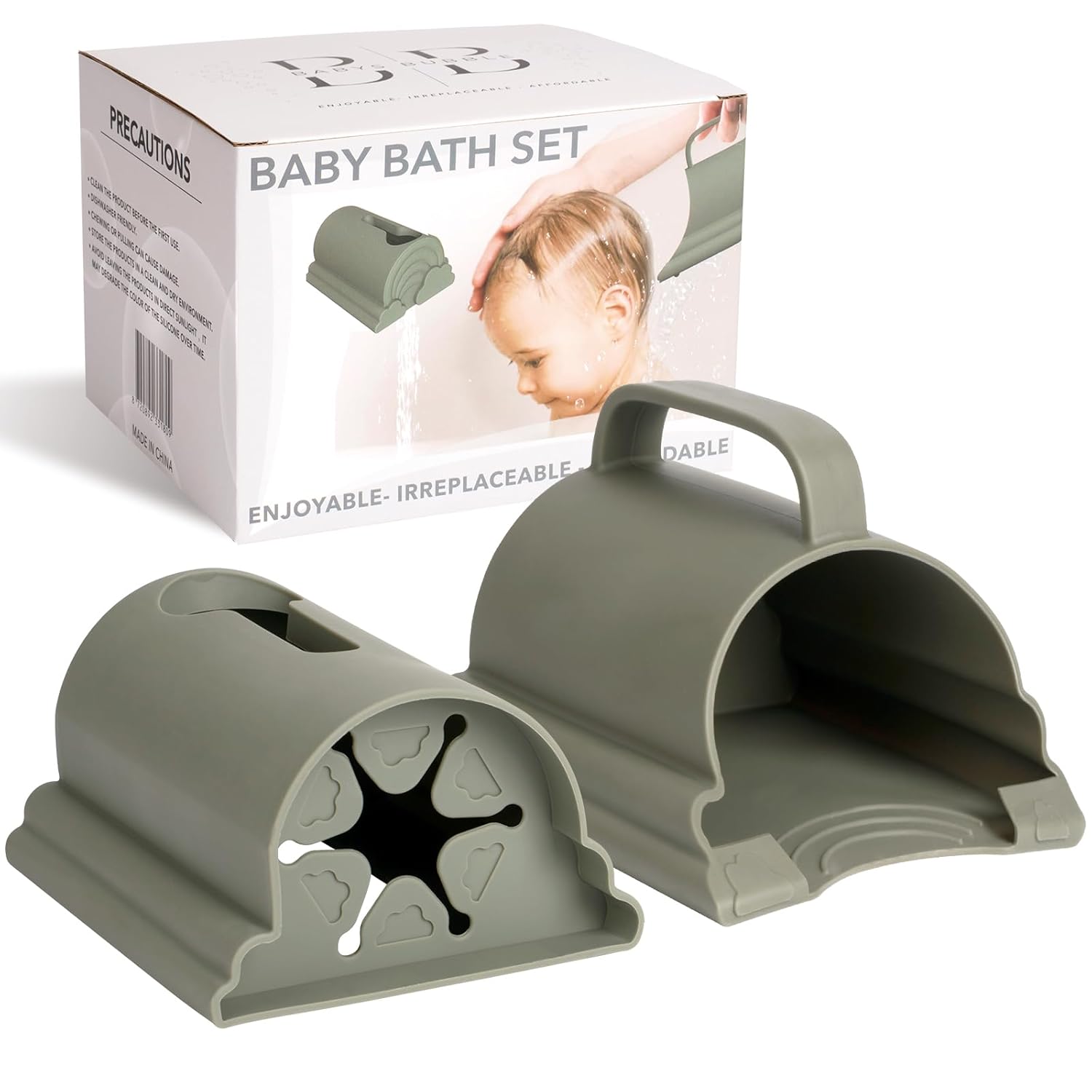 Babys Bubble Safety Baby Bath Essential Set Bath Spout