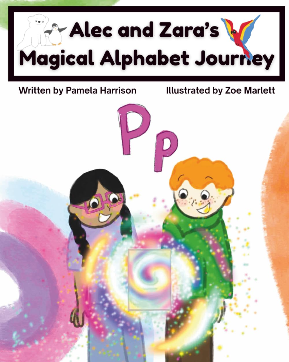 Alec and Zara’s Magical Alphabet Journey Book P
