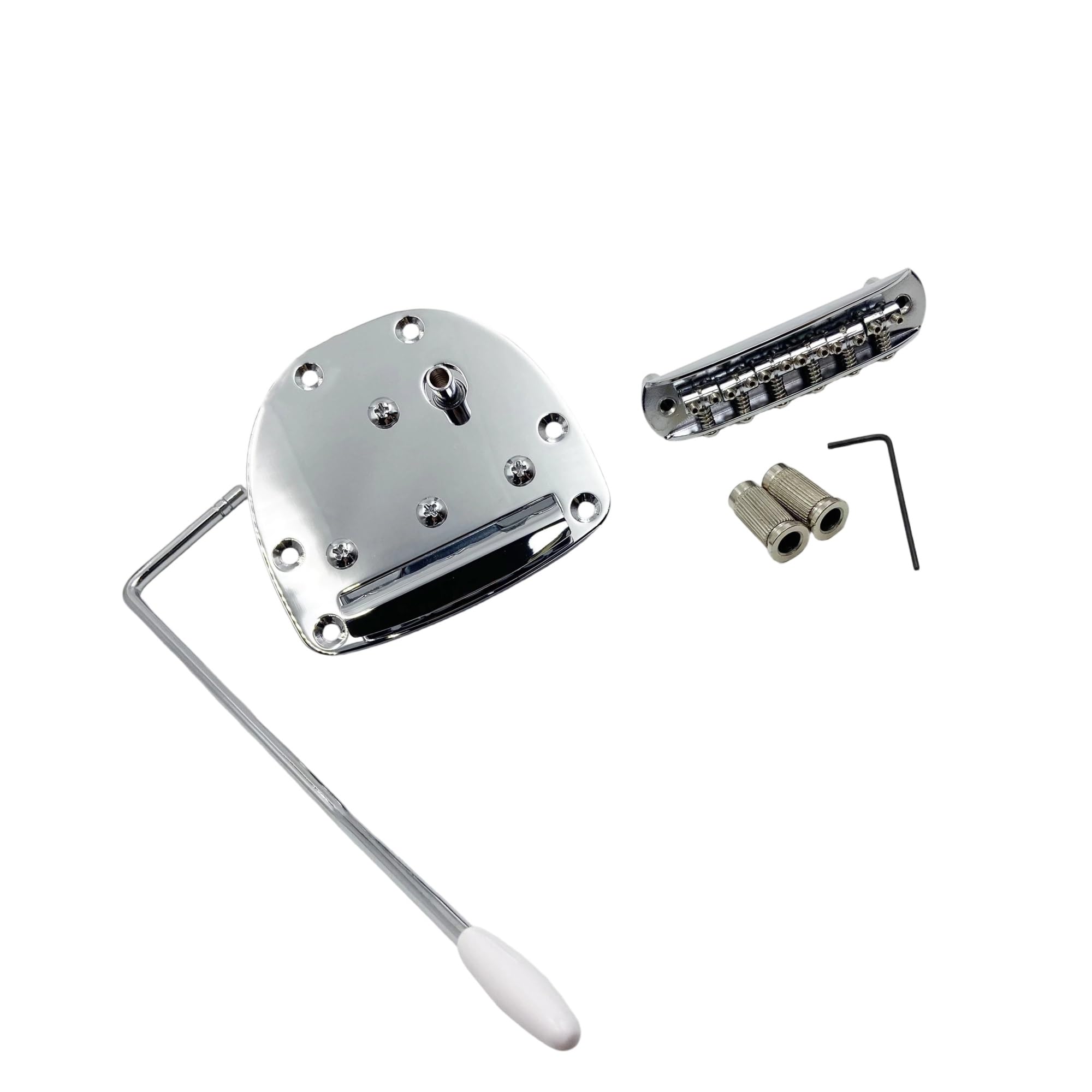 Jazzgitarren Brücke Und Tremolo Set 6 Saiten Spielzubehör Gitarrenbrücke