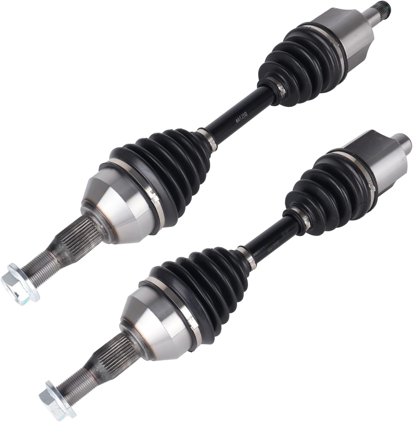 PAROD 661255 661250 Front CV Axle Assembly Fit for 98-09 Buick Allure, 98-04 Oldsmobile Intrigue, Silhouette, 98-08 Pontiac Grand Prix, 99-05 Montana, LaCrosse, Regal, 99-11 Chevy Venture,Monte Carlo