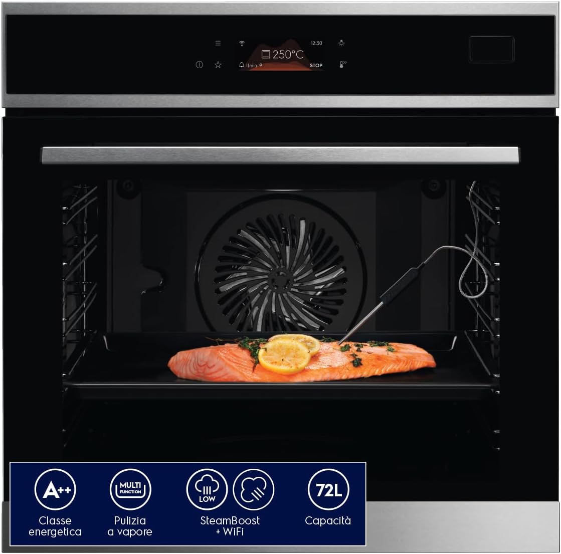 Electrolux Serie 800 Forno a Vapore Wi-Fi 72L