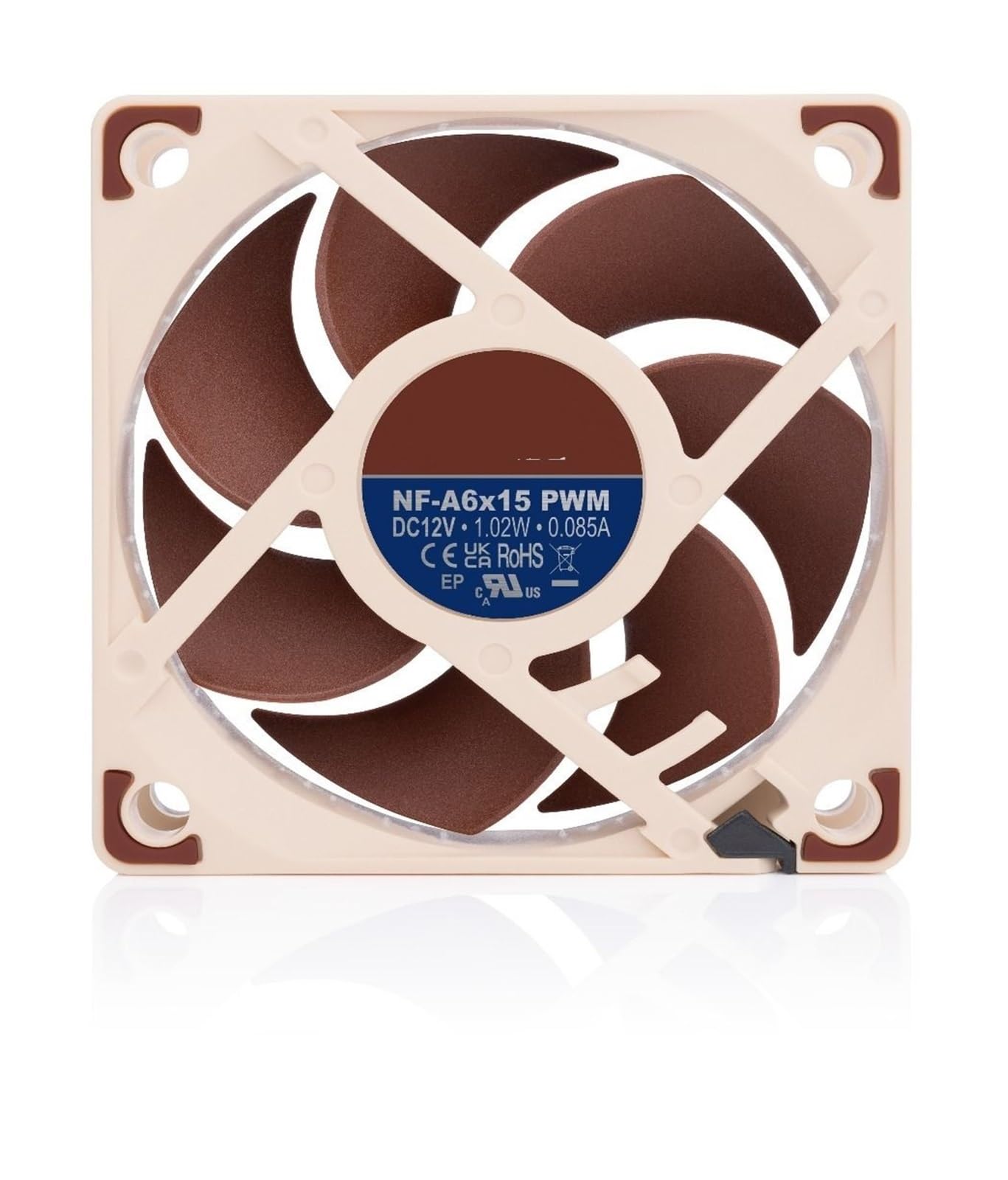 Ventola di Raffreddamento silenziosa NF-A6X15, Cuscinetti 60x60x15mm/SSO2(NF-A6x15 FLX)