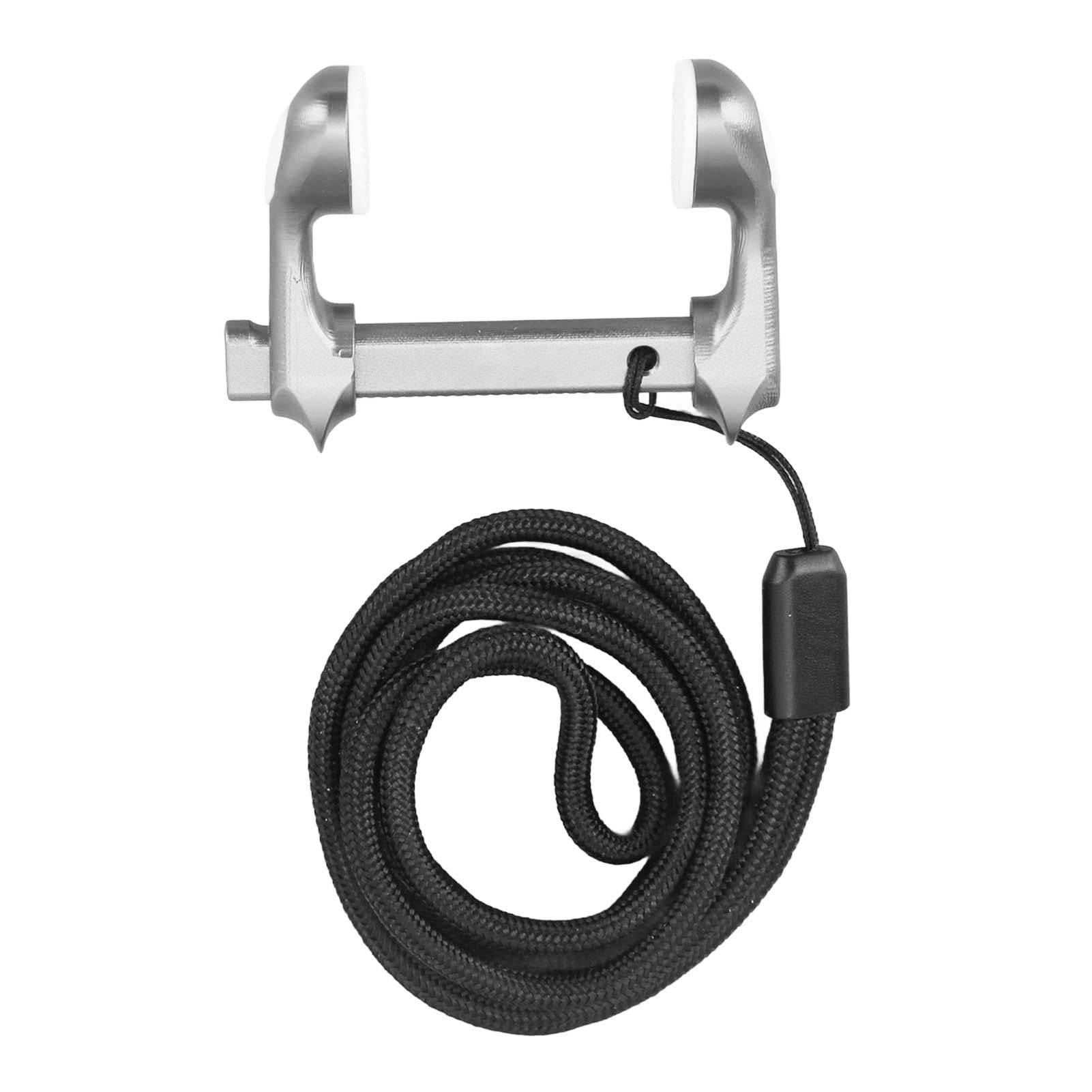 KANASI Clip para la Nariz de Buceo, tapón Nasal Ajustable de aleación de Aluminio con cordón para entusiastas de la natación, el esnórquel y el Buceo