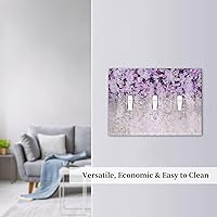 Vista 347 de Vista de ventana, isla tropical, playa, palmeras, cielo soleado, cubierta de interruptor de luz de palanca individual, placa decorativa de pared