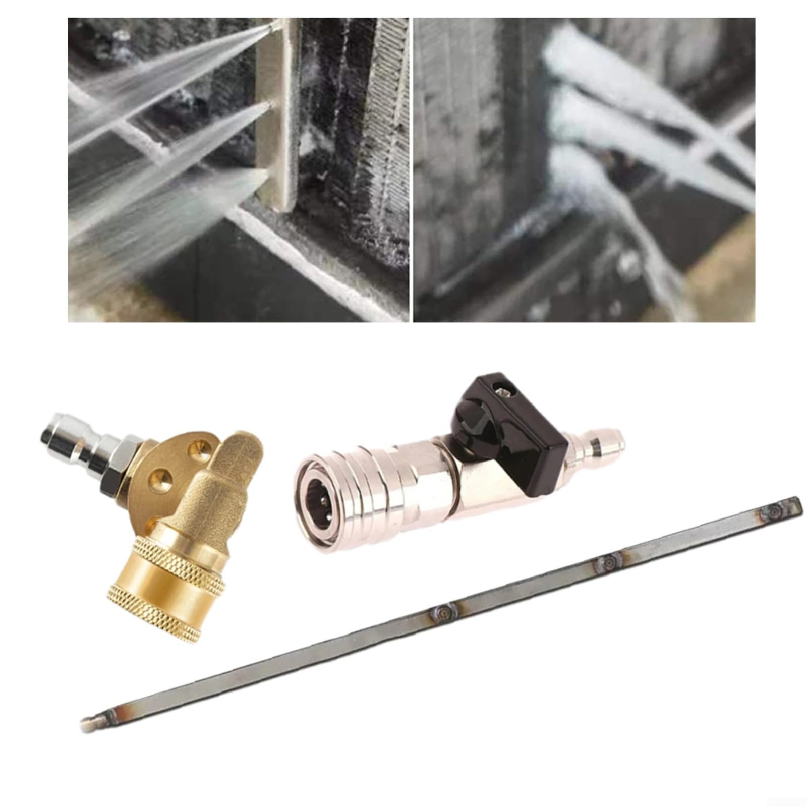 Herramienta de limpieza de tanque de agua y gas, para limpieza de tanques de agua, limpieza de estantes, limpieza de camiones grandes y limpieza de automóviles (D)
