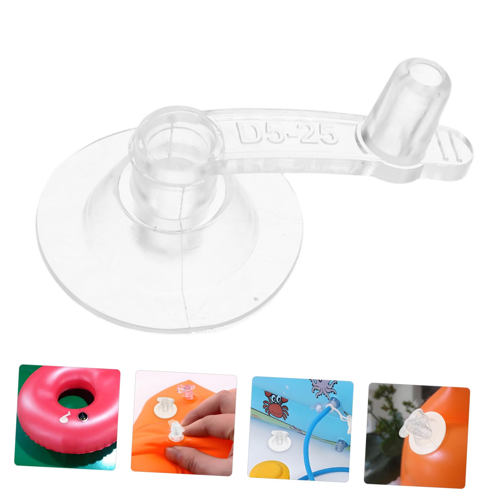 Toddmomy PVC Aufblasbare Adapter Für Elektropumpen Schnelles Aufpumpen Leicht Und Tragbar Geeignet Für Schwimmreifen Luftmatratzen Und