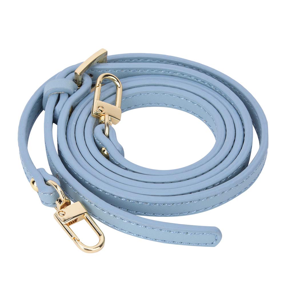 Taschengurt Leder Handtasche Schulter Verstellbarer Gürtel Ersatzteil Tasche DIY Zubehör 107 ~ 125 Cm(Ruhiges Blau