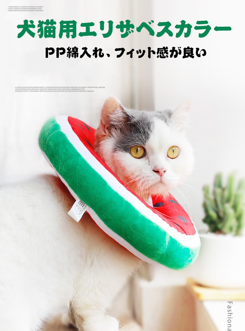 Amazon | 犬 猫 エリザベスカラー ソフト 可愛い 軽量 術後 傷口
