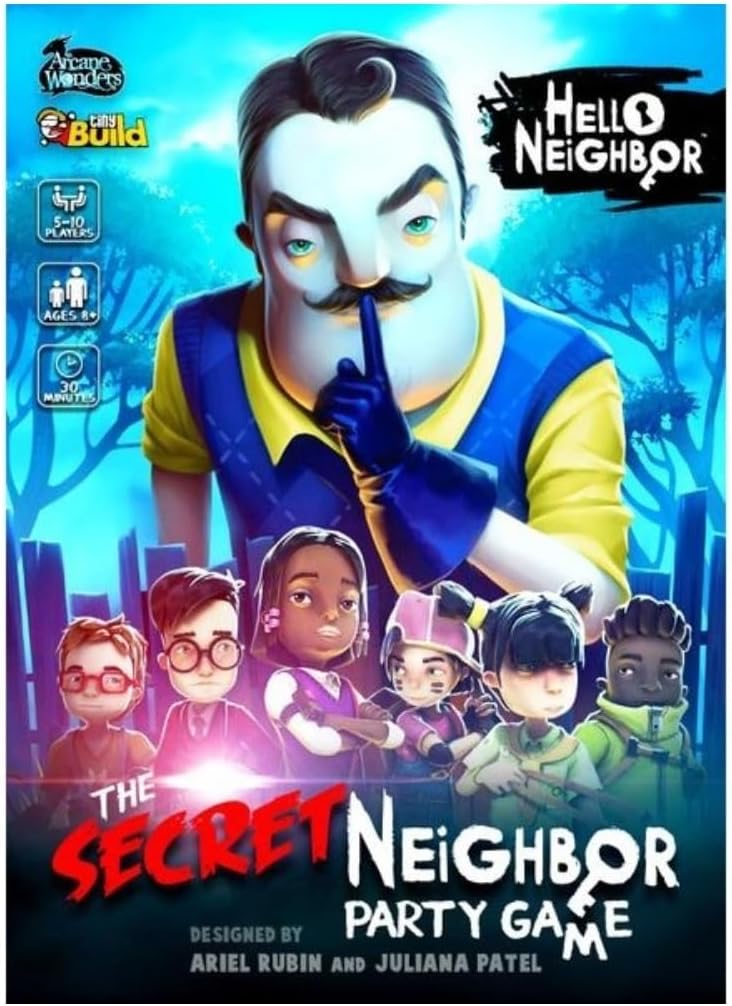 Hello Neighbor The Secret Neighbor Party Game , Blue