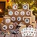 Herefun 24 Cajas de Regalo Navidad, Calendario de Adviento, DIY Bolsa de...