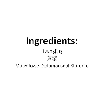 XYP Huangjing Huang Jing Rhizoma Polygonati Manyflower Solomonseal Rhizome 100Gram