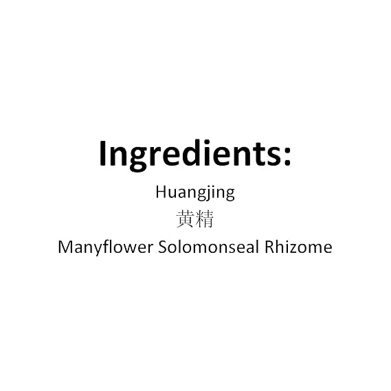 XYP Huangjing Huang Jing Rhizoma Polygonati Manyflower Solomonseal Rhizome 100Gram