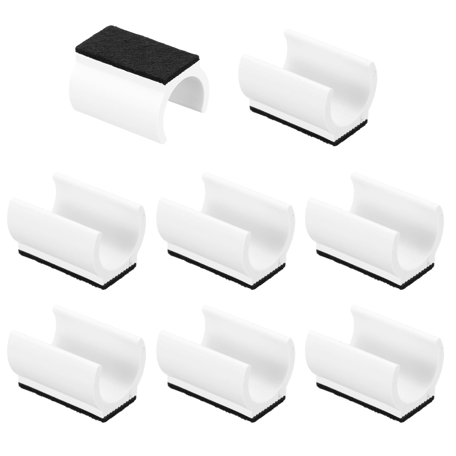 PATIKIL 8pcs Rectangle Chair Leg Cover with Felt Pad