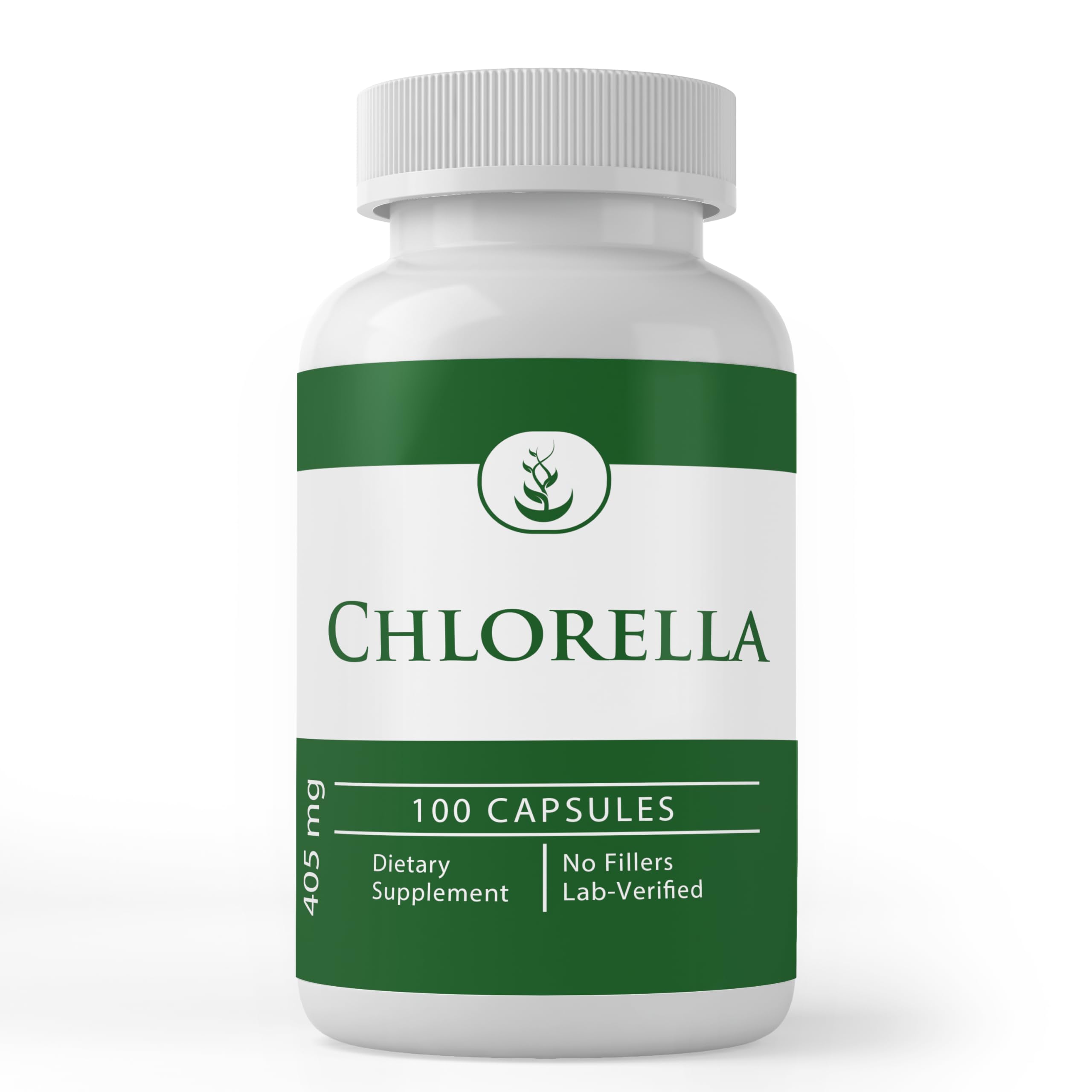 PURE ORIGINAL INGREDIENTS, Chlorella, 100 Capsules 100 Count (Pack of 1)