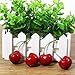 MyLifeUNIT Artificial Cherry Fruit, Artificial Fruit for Decoration, 100 PCS