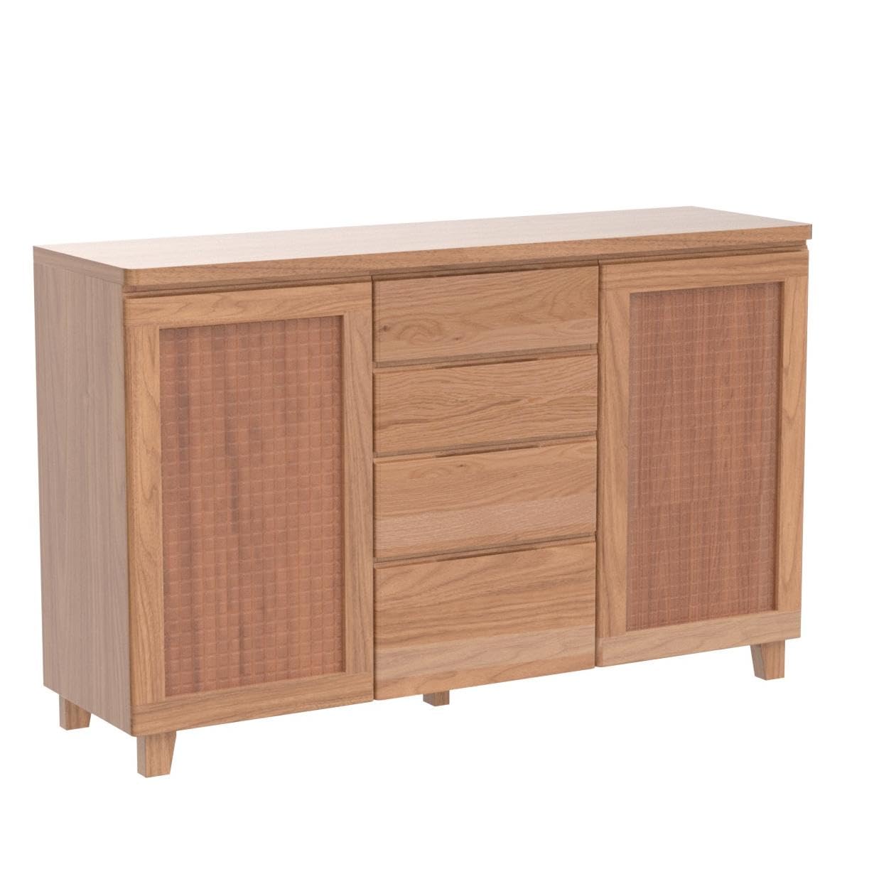 Amazon｜[ベルメゾン] キャビネット 低ホルマリン ナチュラル D 幅120