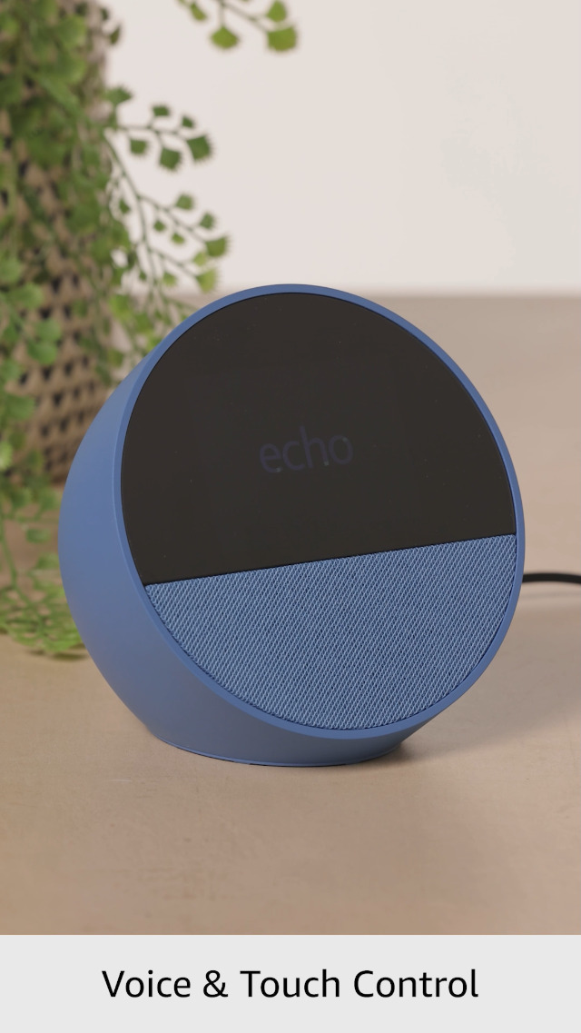 Echo Spot (newest gen), Smart alarm clock with vibrant sound