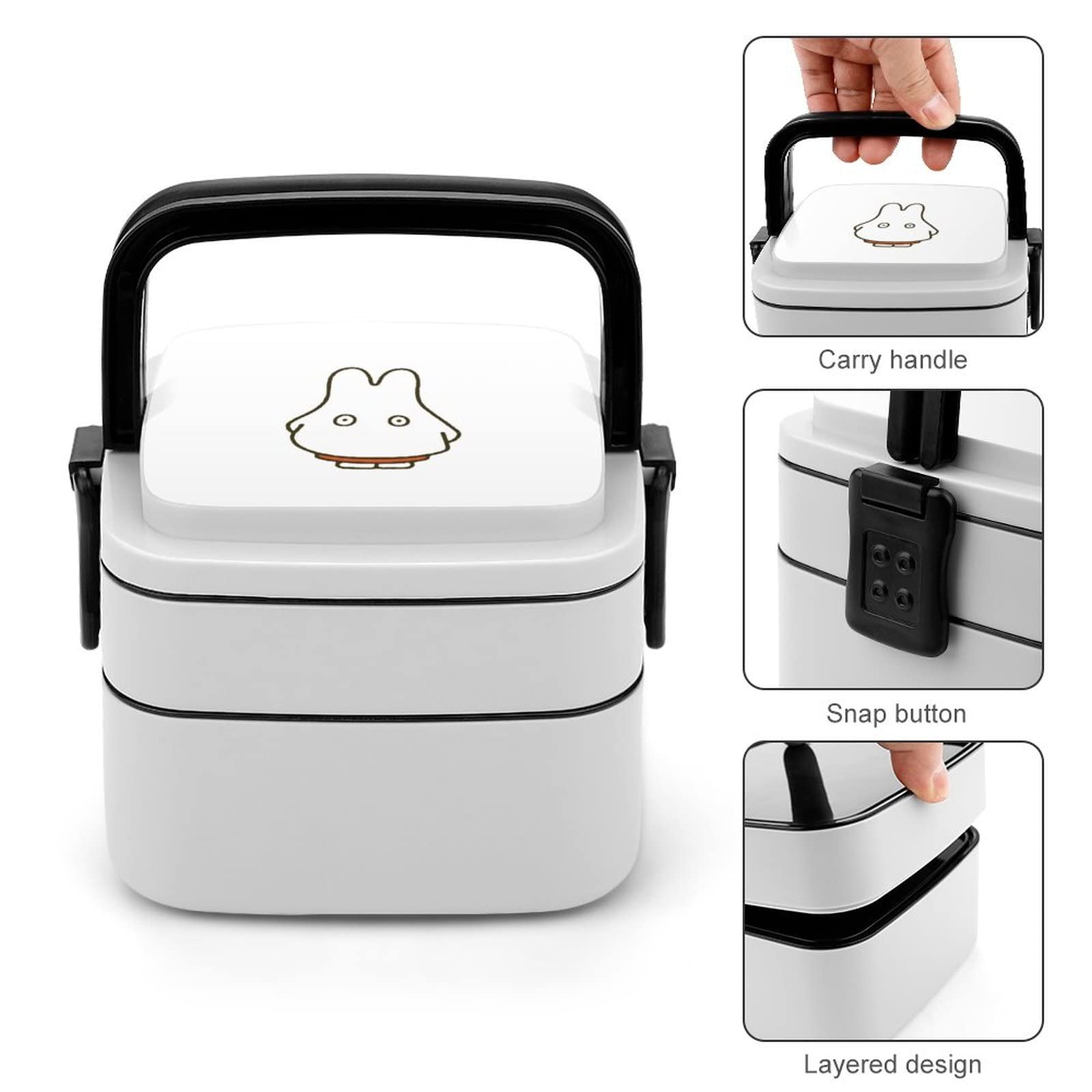 Amazon | ミッフィー おばけ 弁当箱 ランチボックス 二段 ふわっと盛