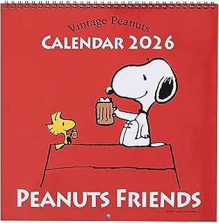 Sanrio 622702 Wall Calendar L 2026 Snoopy Paper Wall Hanging