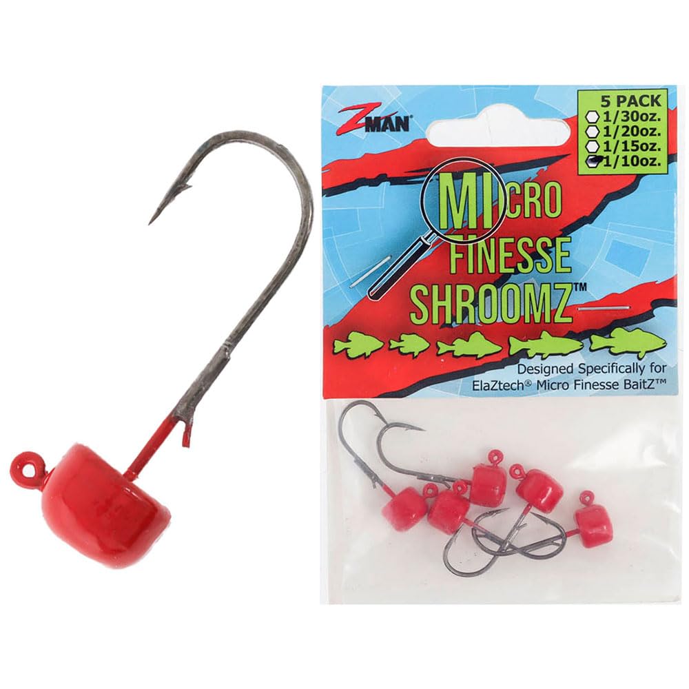 Amazon.com : Z-Man MFH110-01PK5 Micro Finesse Shroomz 1/10