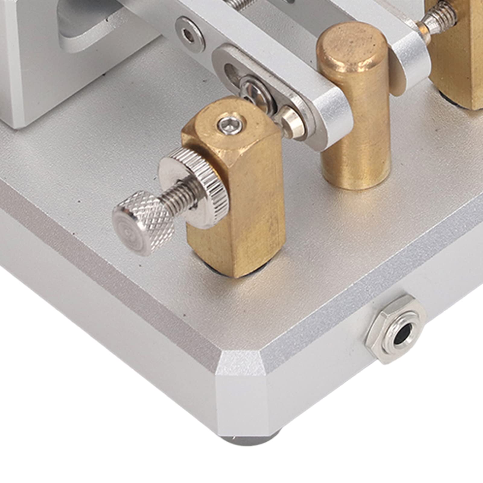 Qcwwy Aleación de Aluminio de Latón de Acero Inoxidable de Acero Inoxidable de Paleta Doble (SILVER)