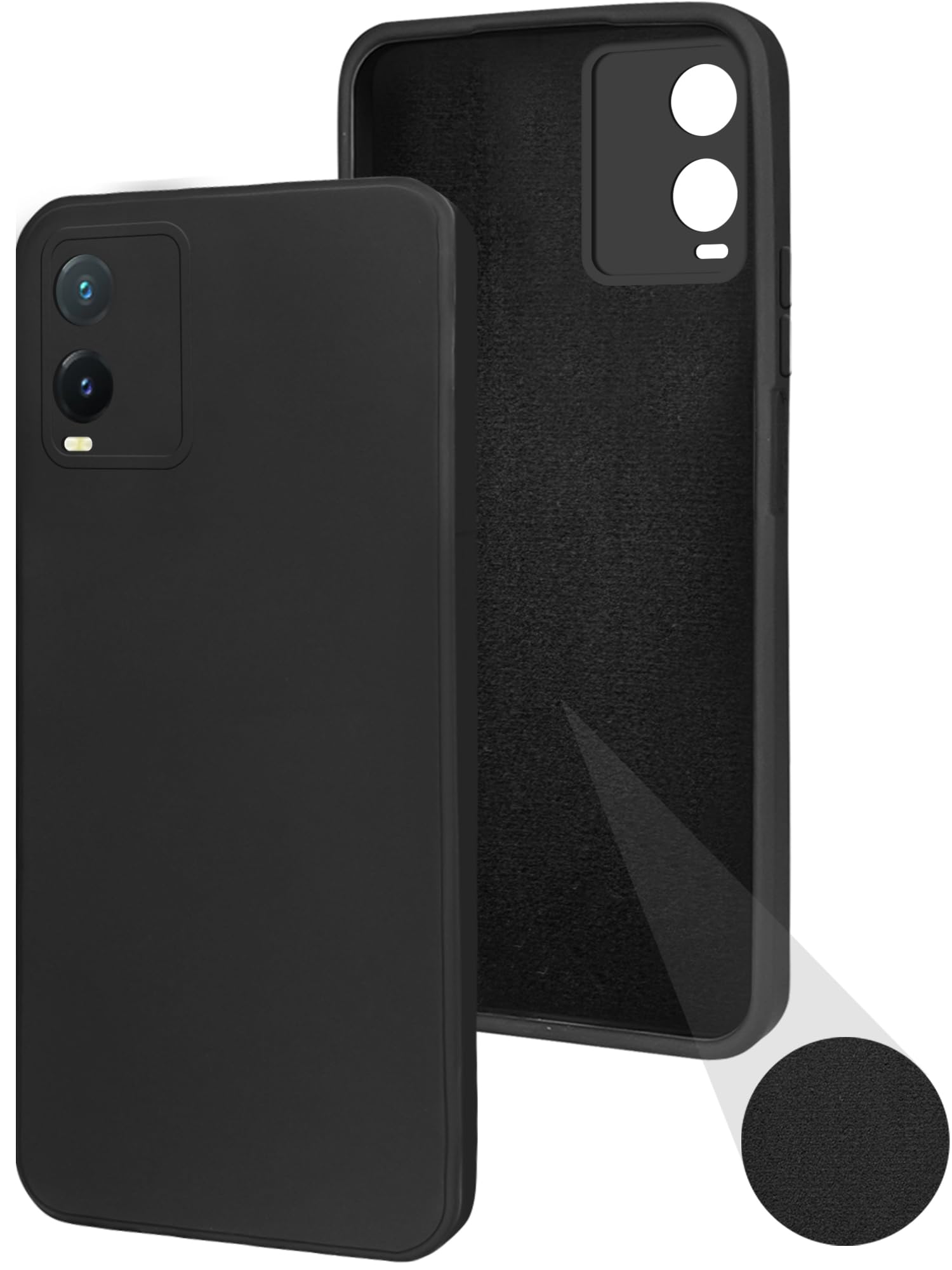 Jkobi Back Cover Case for Vivo T1x 4G (India) (Matte Finish Silicone with Inside Fiber Cloth |Black) (B075JDFS5Q) Amazon Price History, Amazon Price Tracker