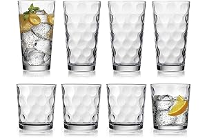 Glassware Set of 8: Enhance Your Table with Sophistication