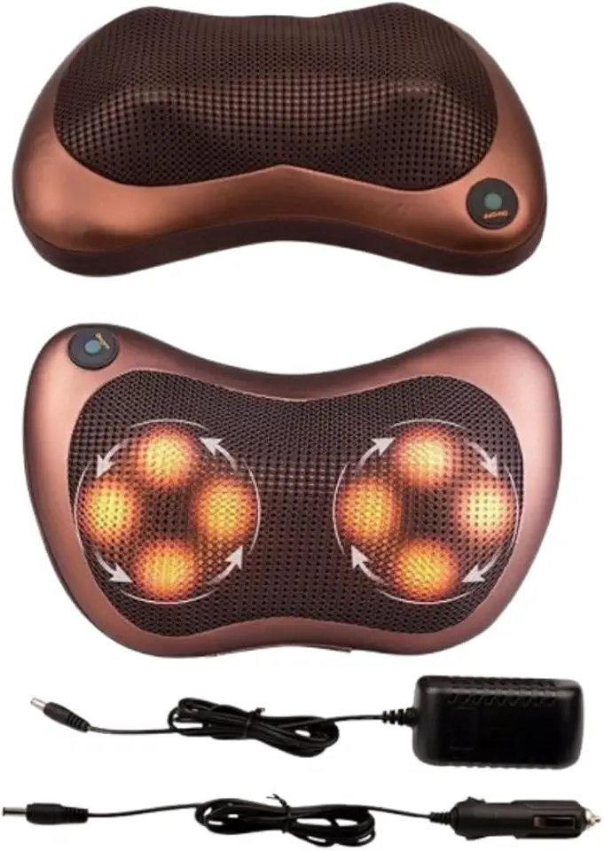 Massageador Com Infravermelho De Pescoço E Lombar Almofada Massageadora Elétrico Aparelho Profissional Para As Costas Costa De Massagens Vibratória