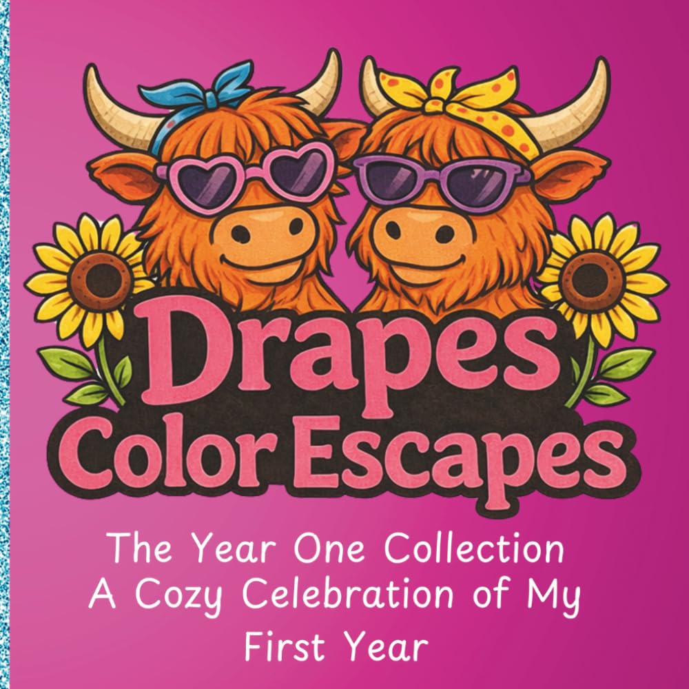 Drapes Color Escapes: The Year One Collection: A Cozy Celebration of My First Year