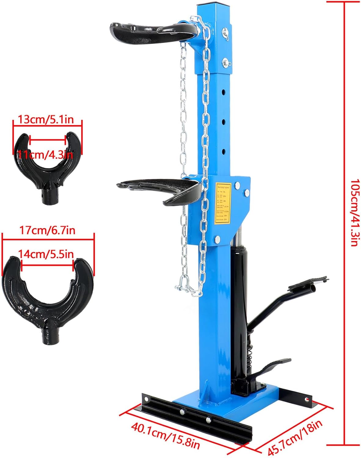 GXYWADY Strut Spring Compressor with 1 Ton Rated Compression Force 4.5 Ton Hydraulic Jack Coil Spring Compressor Tool