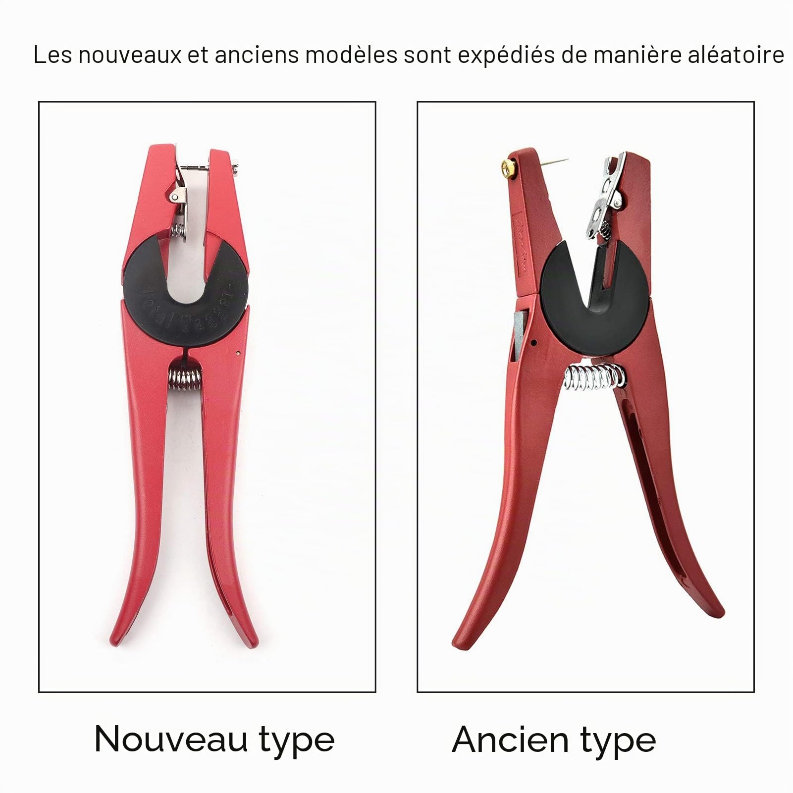 AMONIDA Pince à Boucle d'Oreille Avec Ressort de Rechange - Pince à Bétail Pour Vache et Mouton