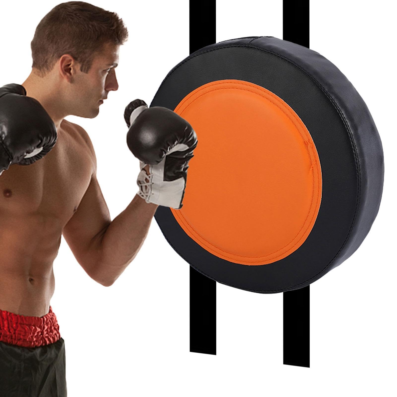 Sacco da boxe da parete, PU Leather Wall Target Punch, Attrezzatura per il fitness regolabile in altezza per arti marziali, Taekwondo