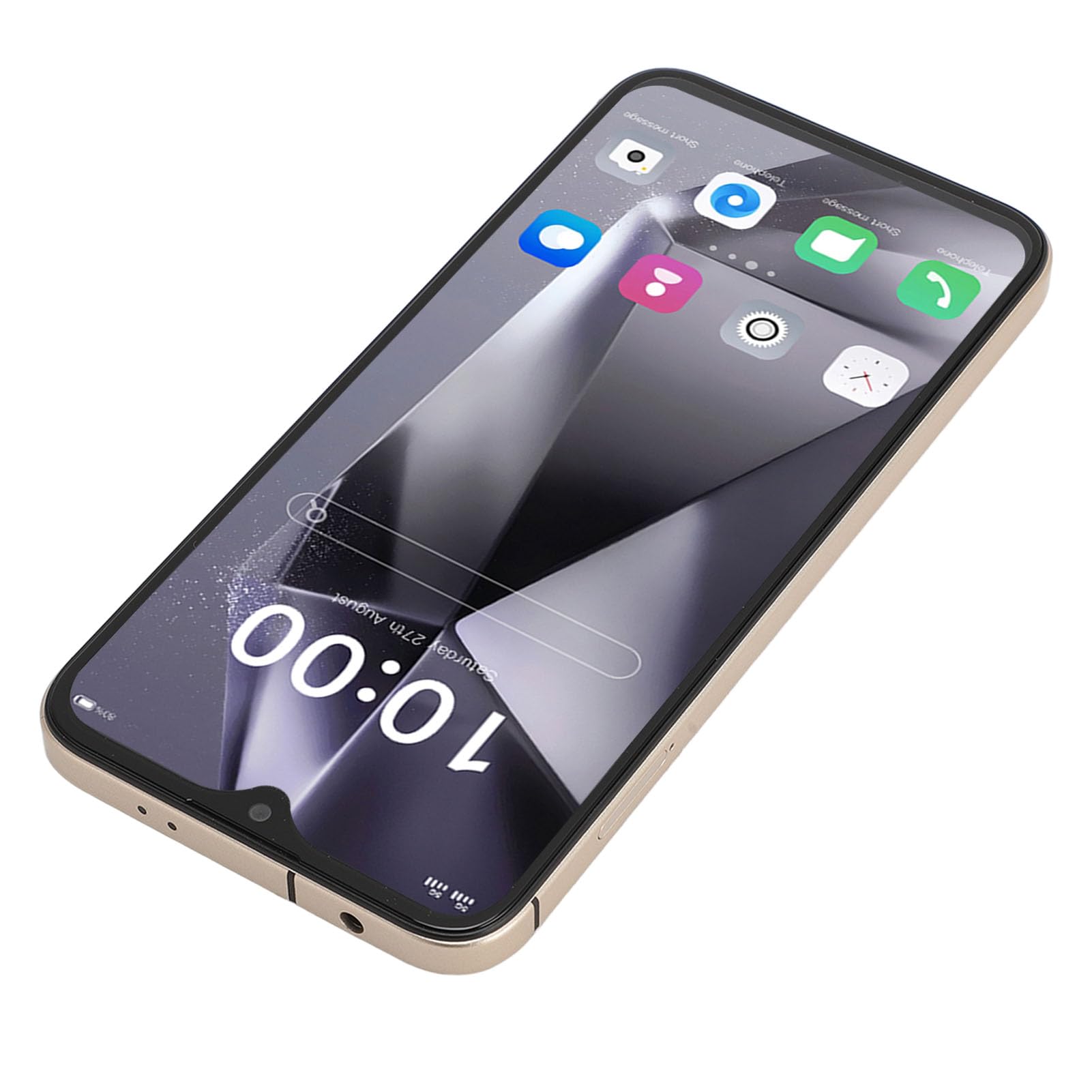 Generic 6,28 Cala Telefon Komórkowy, 4G LTE Network 8 GB RAM 64 GB Smartfon ROM do Dzwonienia (YELLOW)