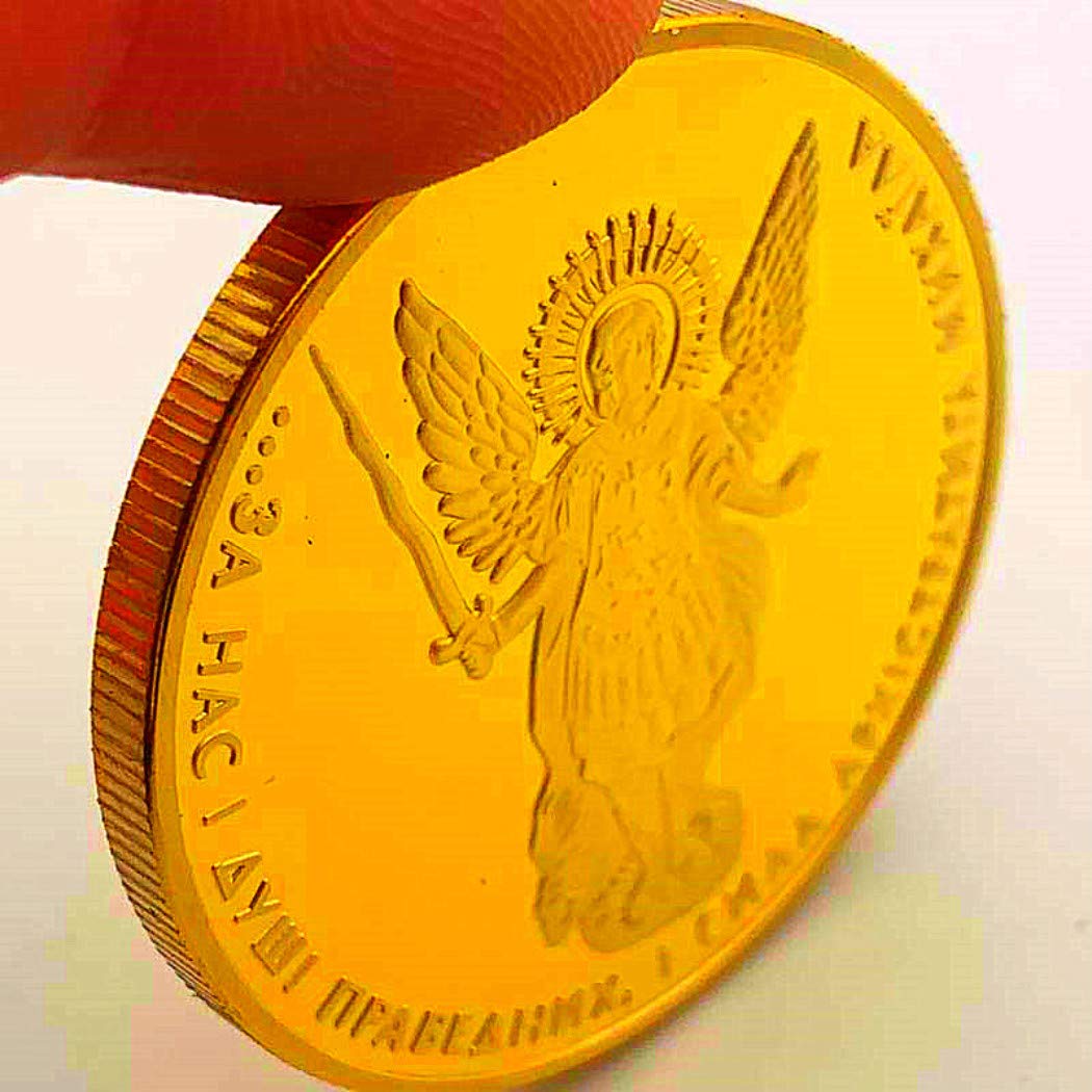 ウクライナ記念硬貨】バイメタル コイン 2枚セット 大天使ミカエル 他