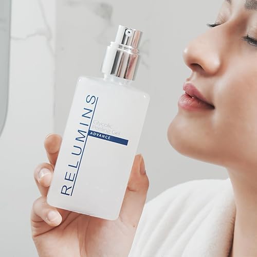 Miniatura 2 de Relumins Gel pelador glicólico avanzado de 6.8 fl oz – Gel exfoliante para una piel más suave y firme con 5% de ácido glicólico, extractos de frutas