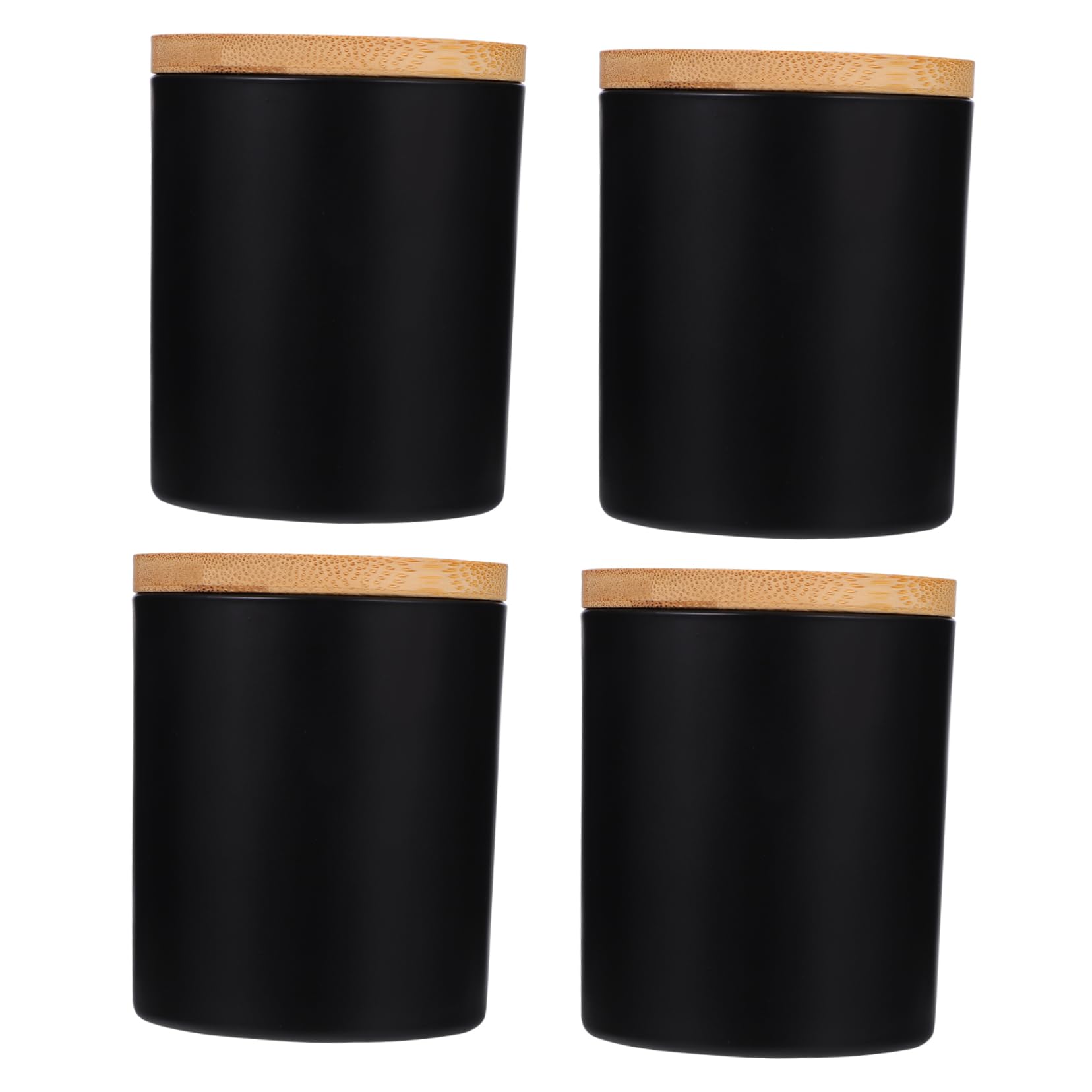 Gogogmee Glass Candle Tin Lids DIY Candle Making Jars Aromatherapy Candle Can Set