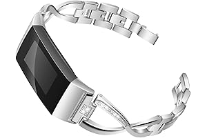 Hopply Compatible with Fitbit Charge 3 /Charge 4 Bands for Women