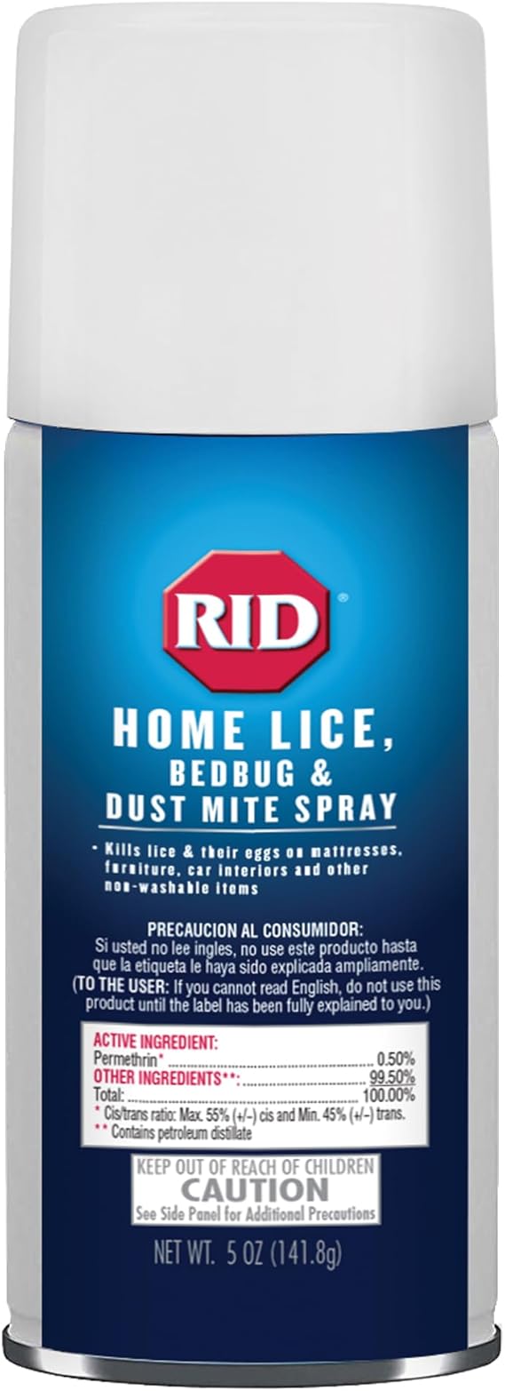 Rid Home Lice Bed Bug Dust Mite Spray for Home Treatment