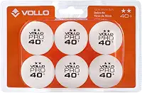 Vollo Kit 6 Bolas de Tênis de Mesa