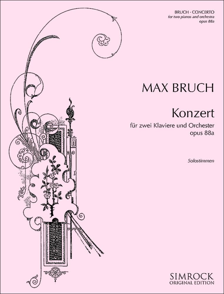 Konzert für zwei Klaviere und Orchester: op. 88a. 2 Klaviere und Orchester. Solostimmensatz.