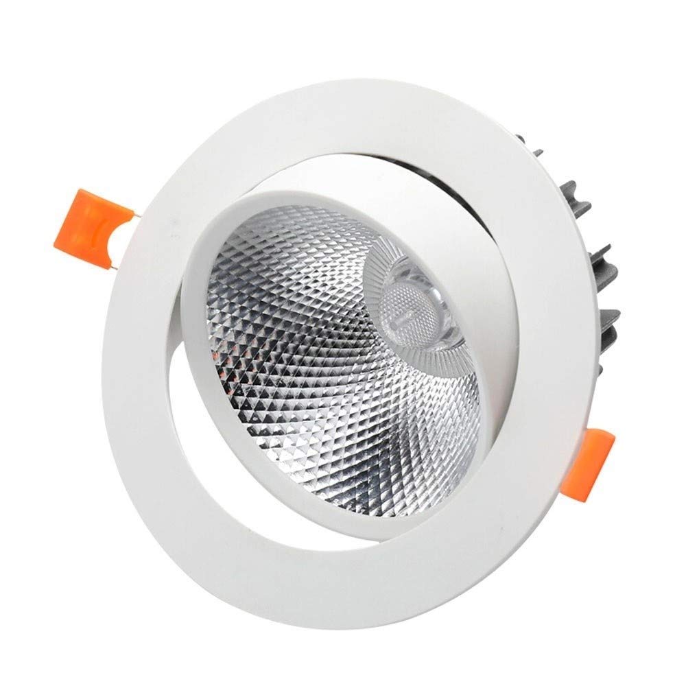 Downlight LED 7W techo foco empotrable COB spotlight ajustable 40 grados para pasillo 8